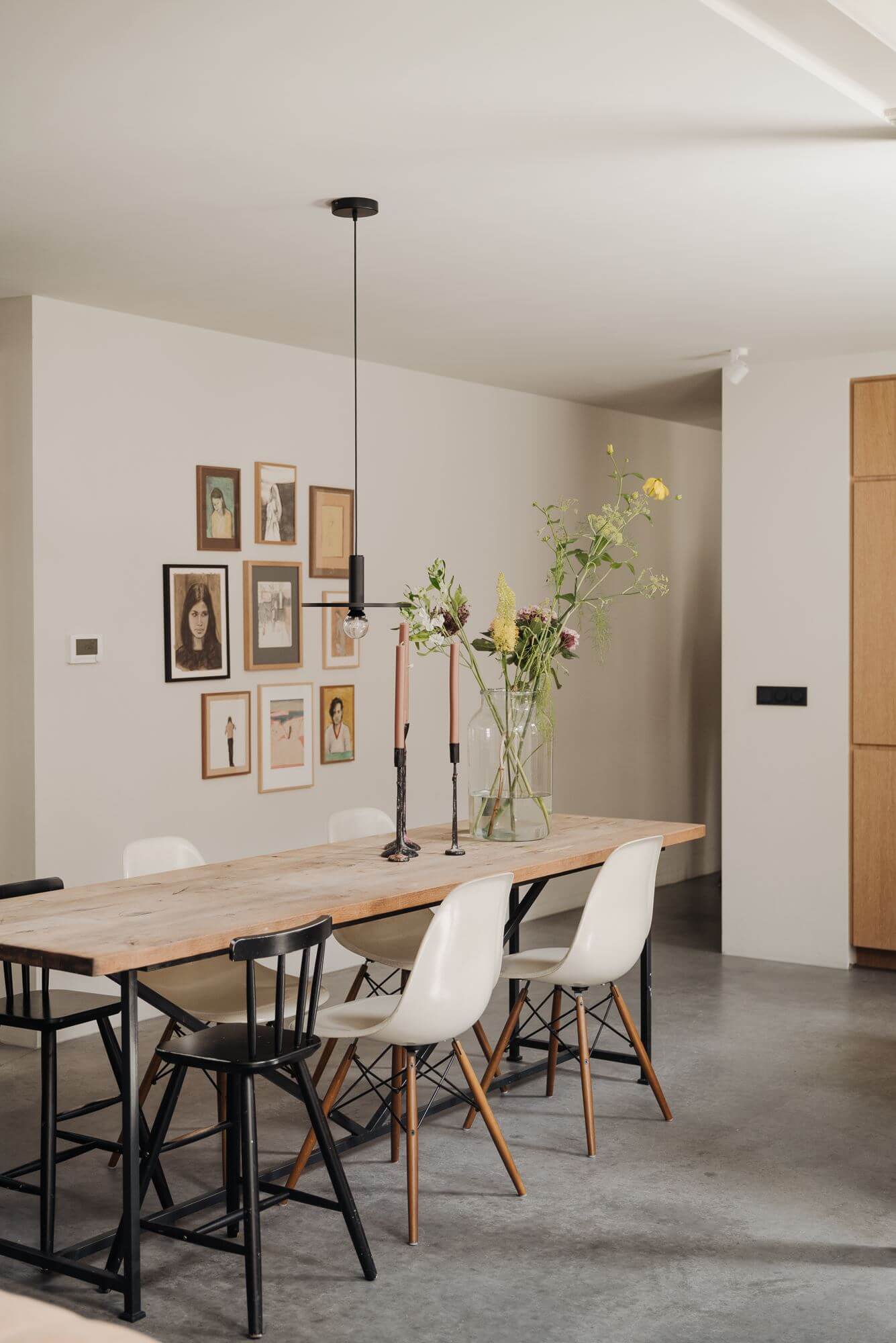 salle à manger décoration naturelle