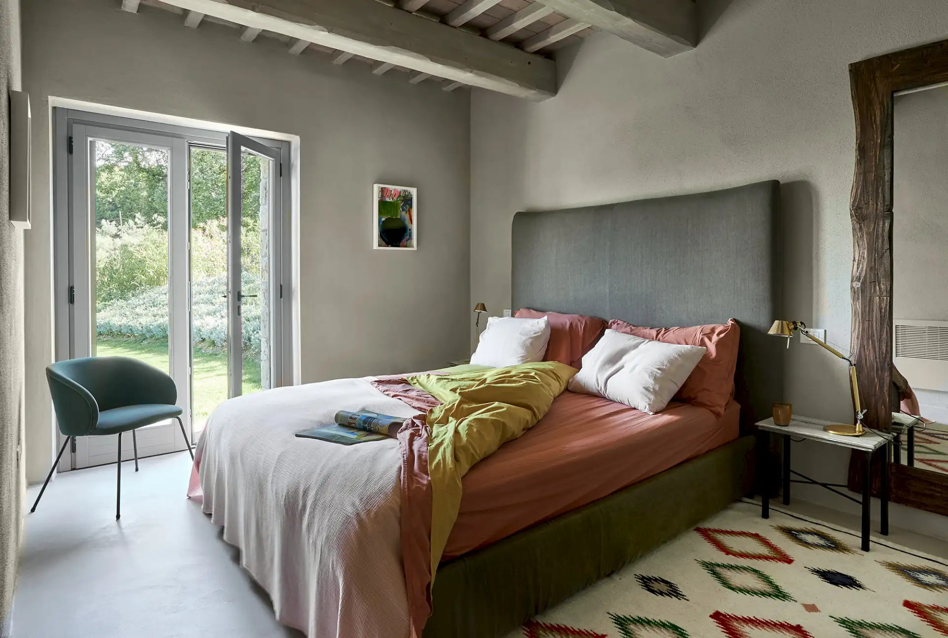 chambre avec poutres grises chambre avec poutres grises