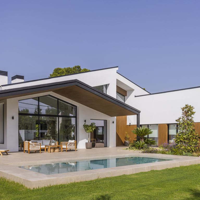 jardin maison contemporaine avec piscine jardin maison contemporaine avec piscine