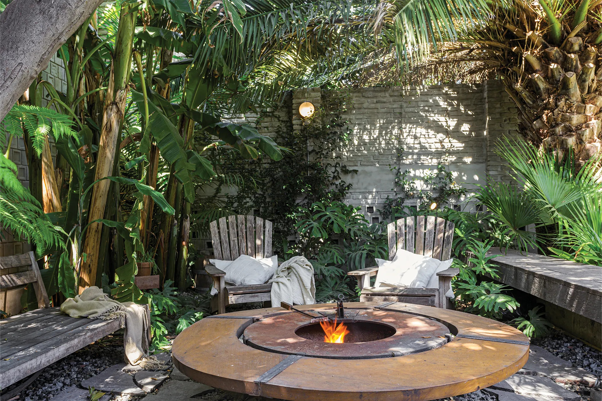 jardin avec brasero jardin avec brasero