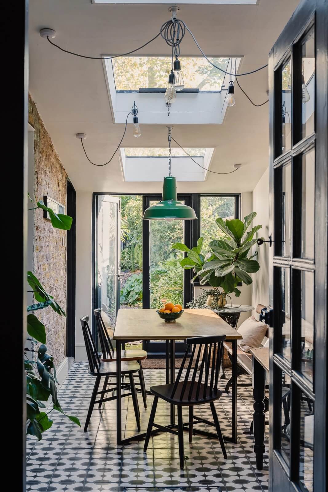 salle à manger décoration vintage
