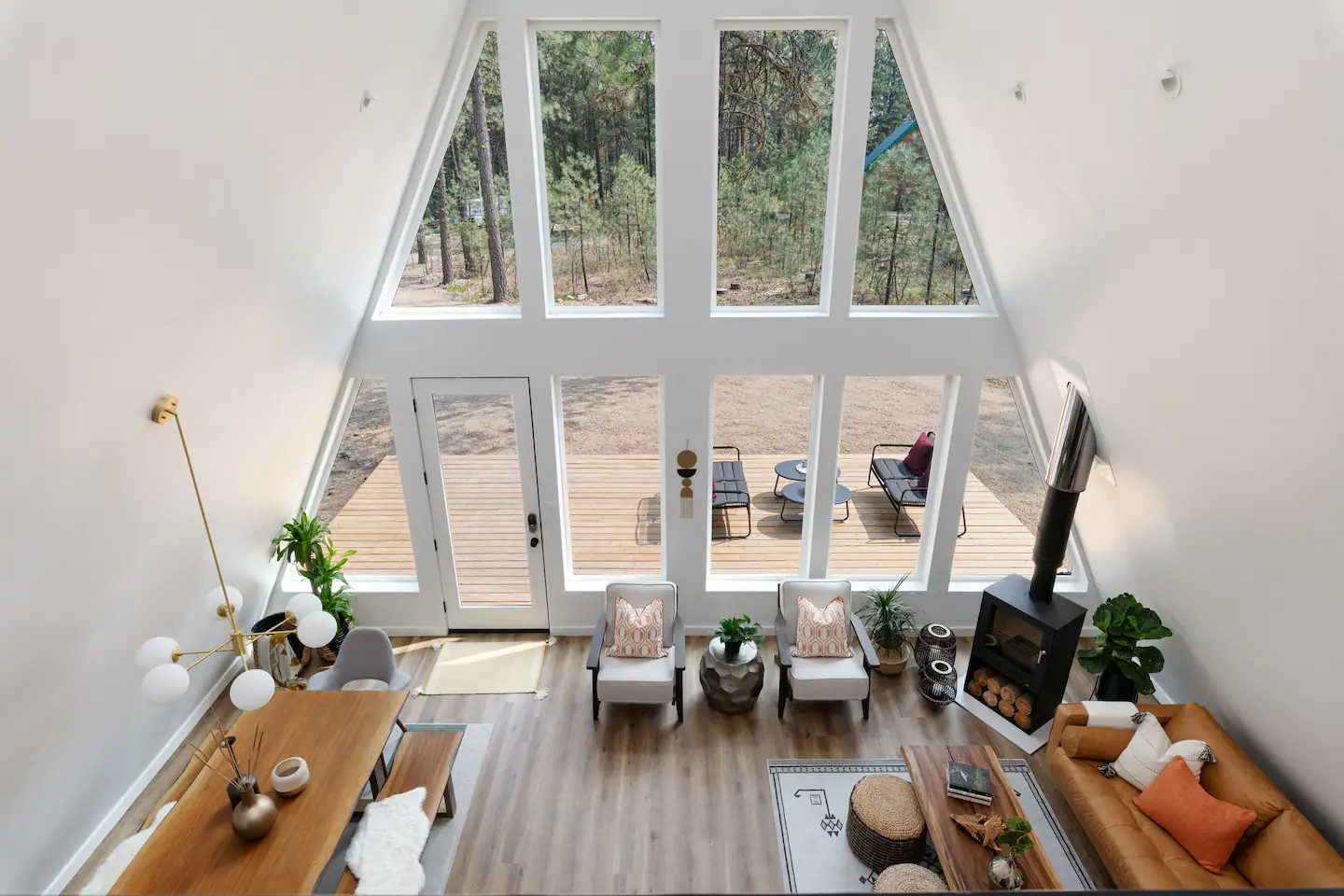 salon maison A-Frame