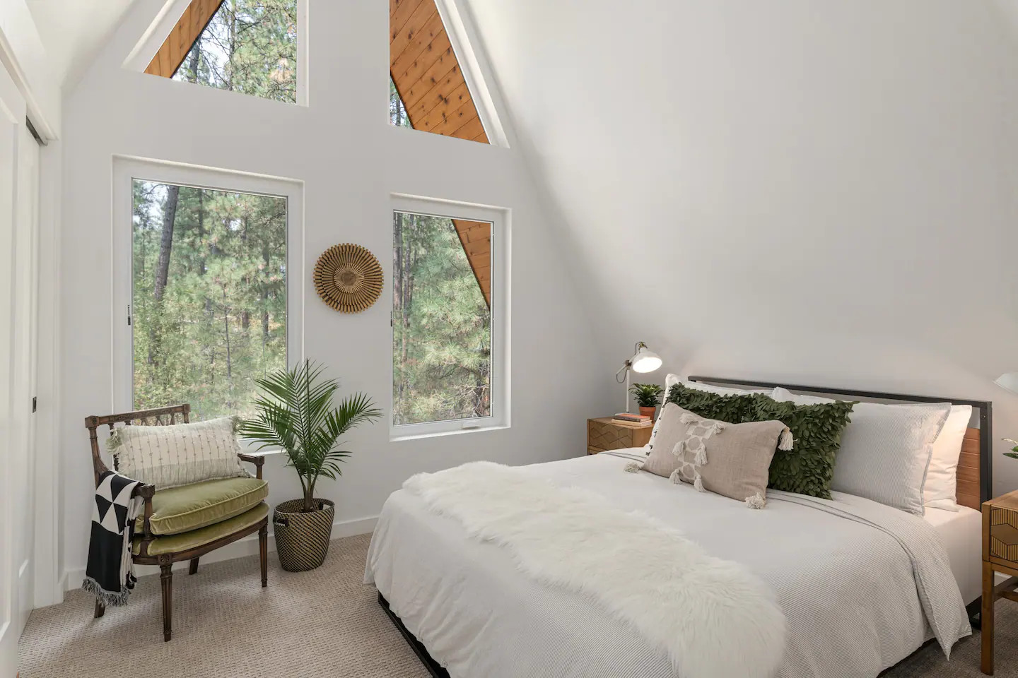 chambre maison A-Frame