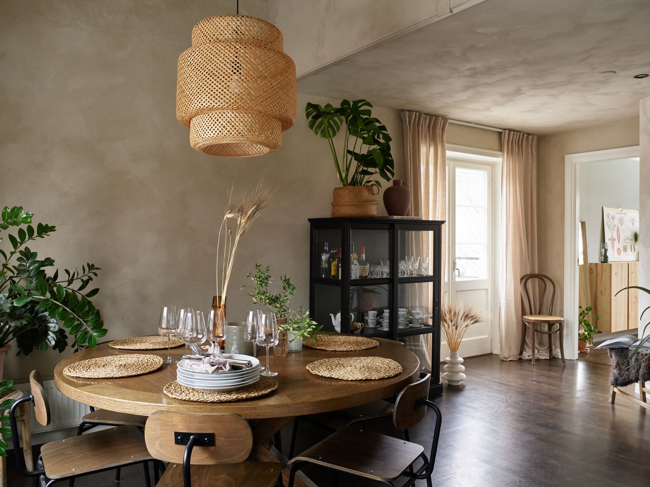 salle à manger table ronde