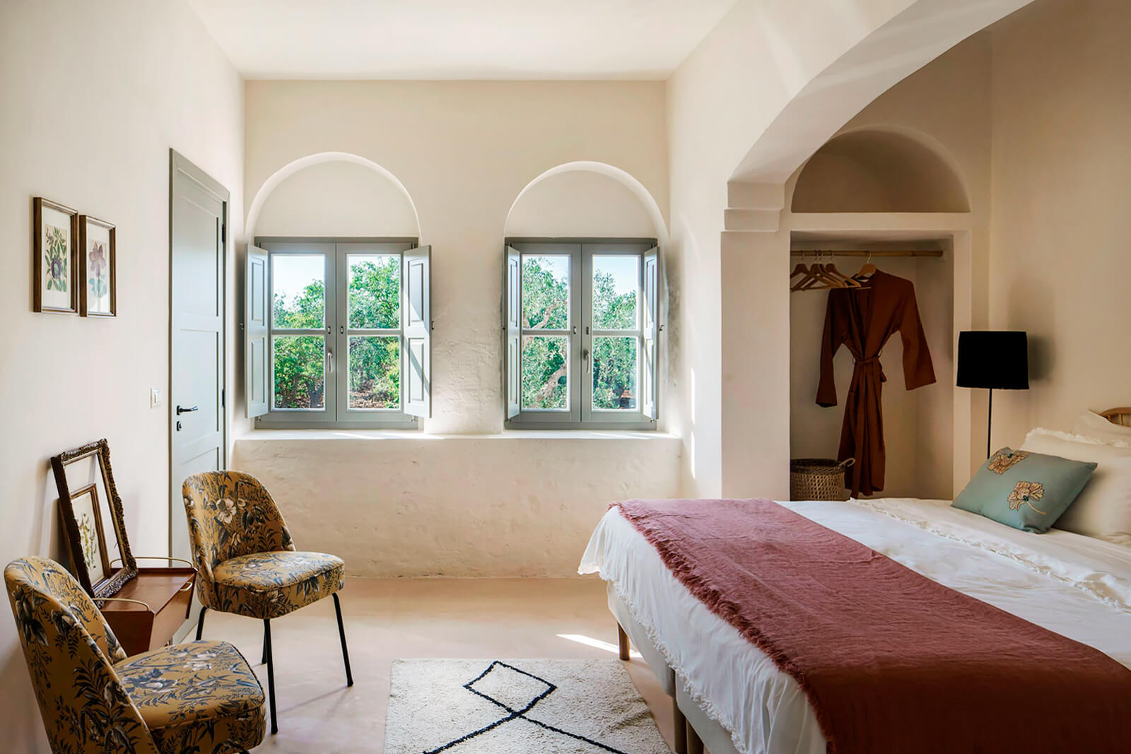 chambre décoration rustique chic Trulli del Trapetto