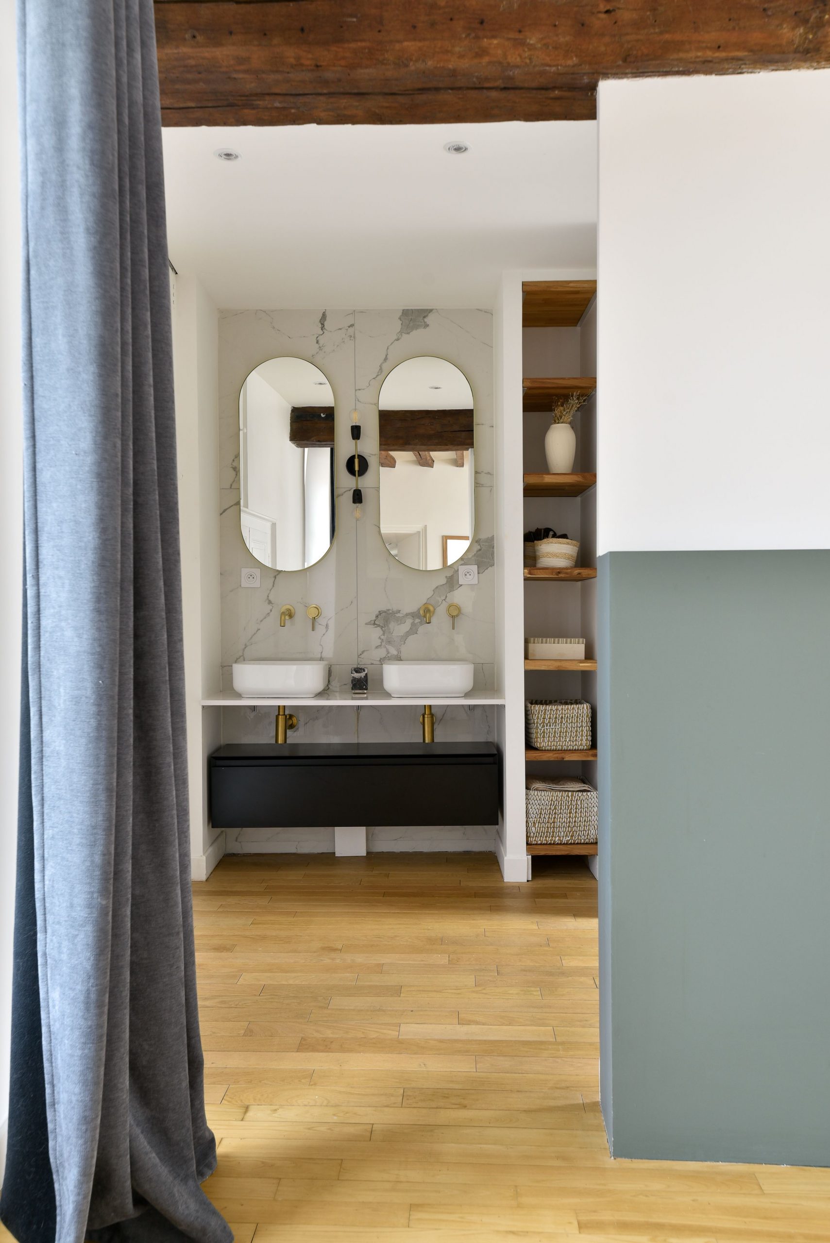salle de bain chambre parentale