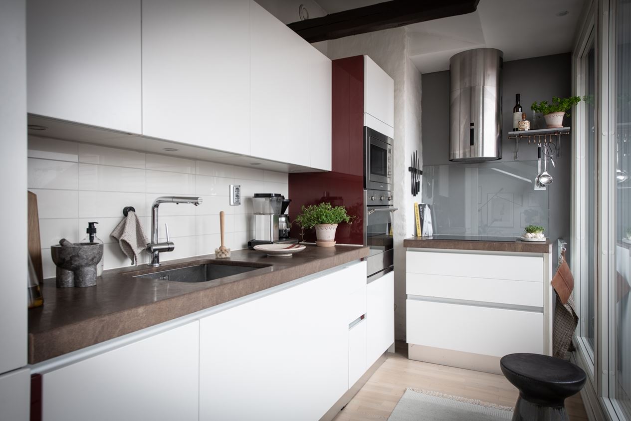 cuisine design blanche