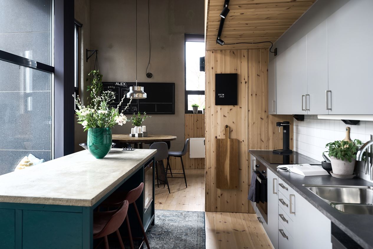 cuisine design grise