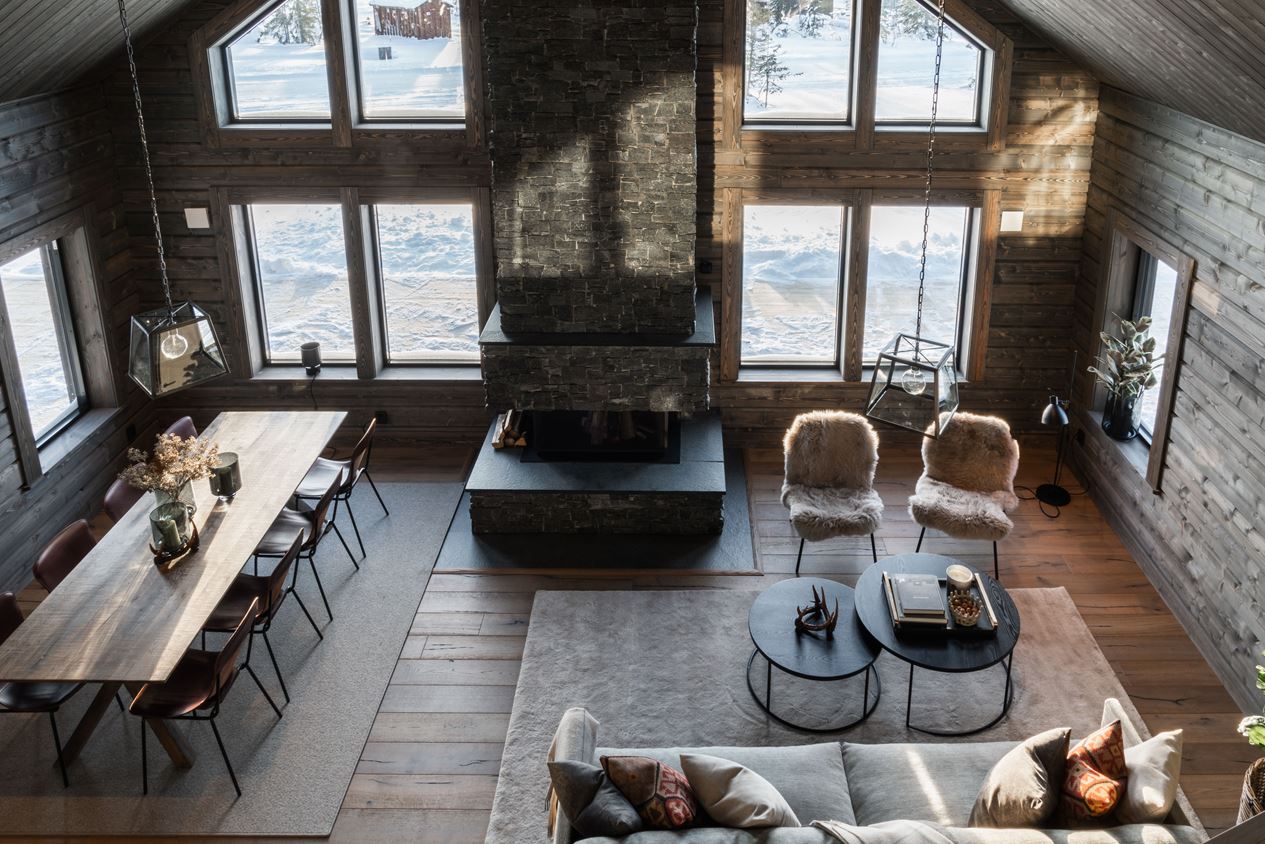 salon chalet contemporain salon chalet contemporain