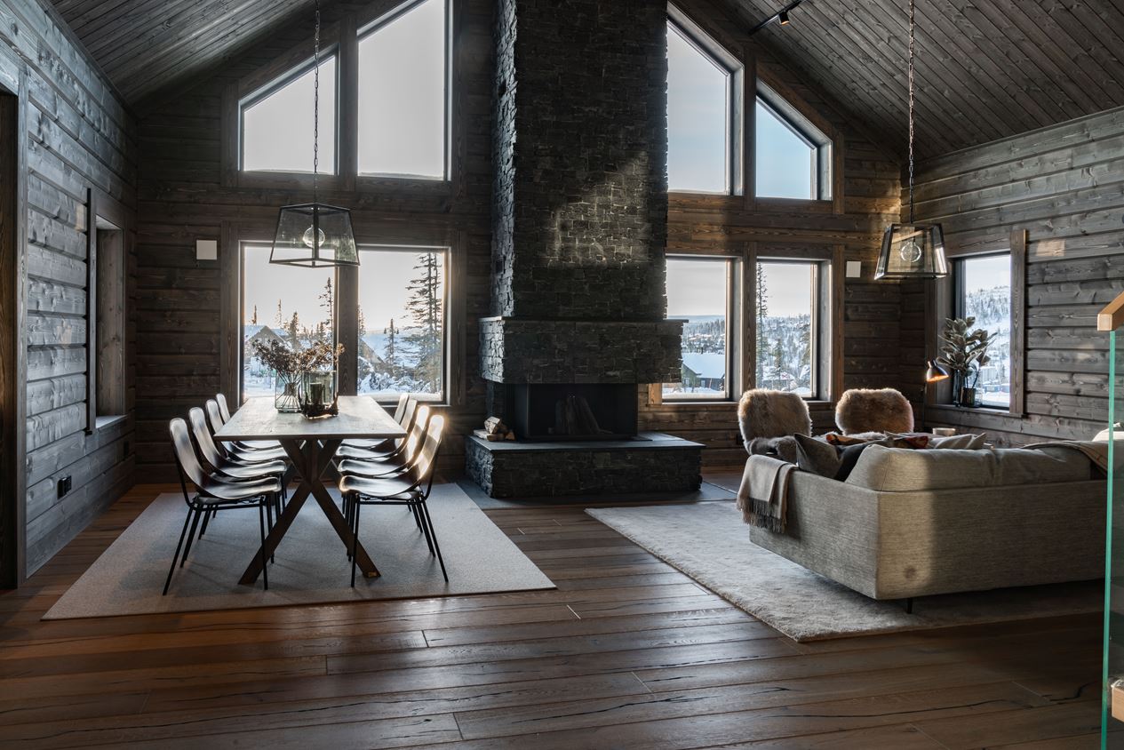 salon chalet contemporain salon chalet contemporain