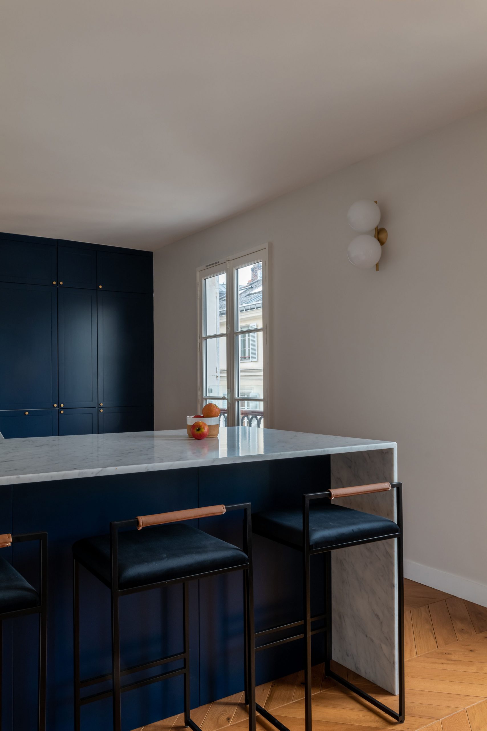 cuisine design décoration bleue cuisine design décoration bleue