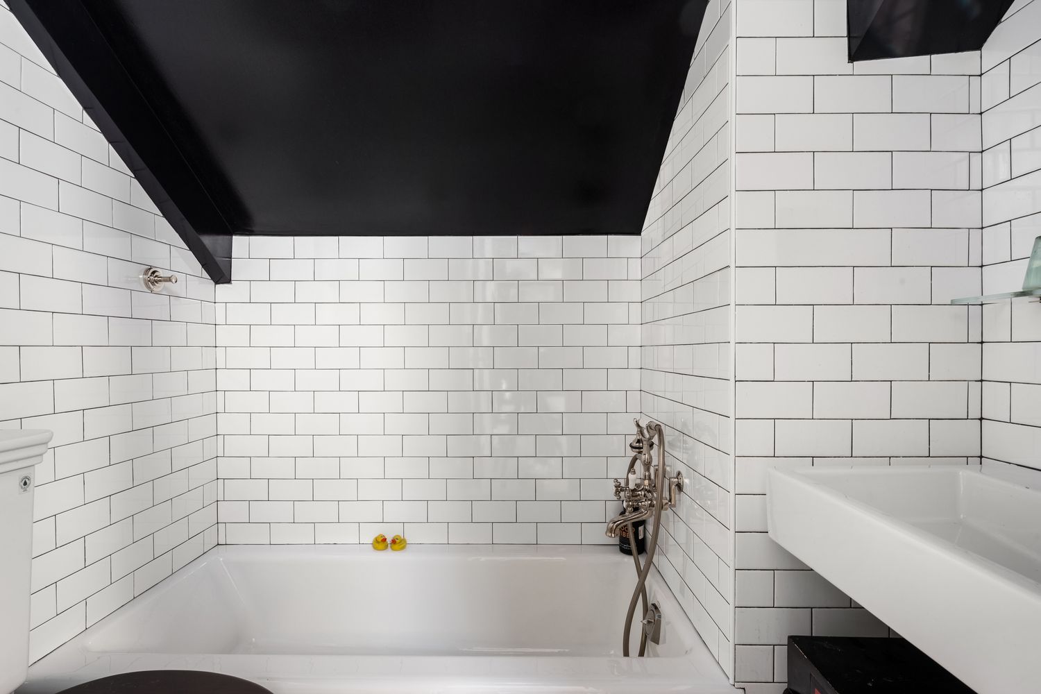 salle de bain noire et blanche salle de bain noire et blanche