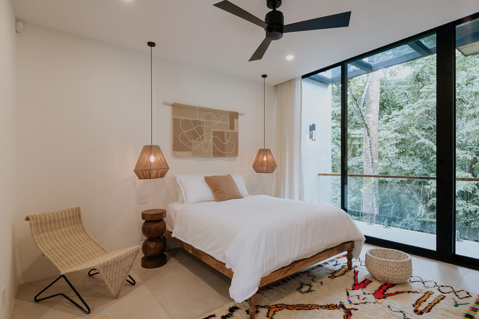 chambre avec baie vitrée maison contemporaine chambre avec baie vitrée maison contemporaine