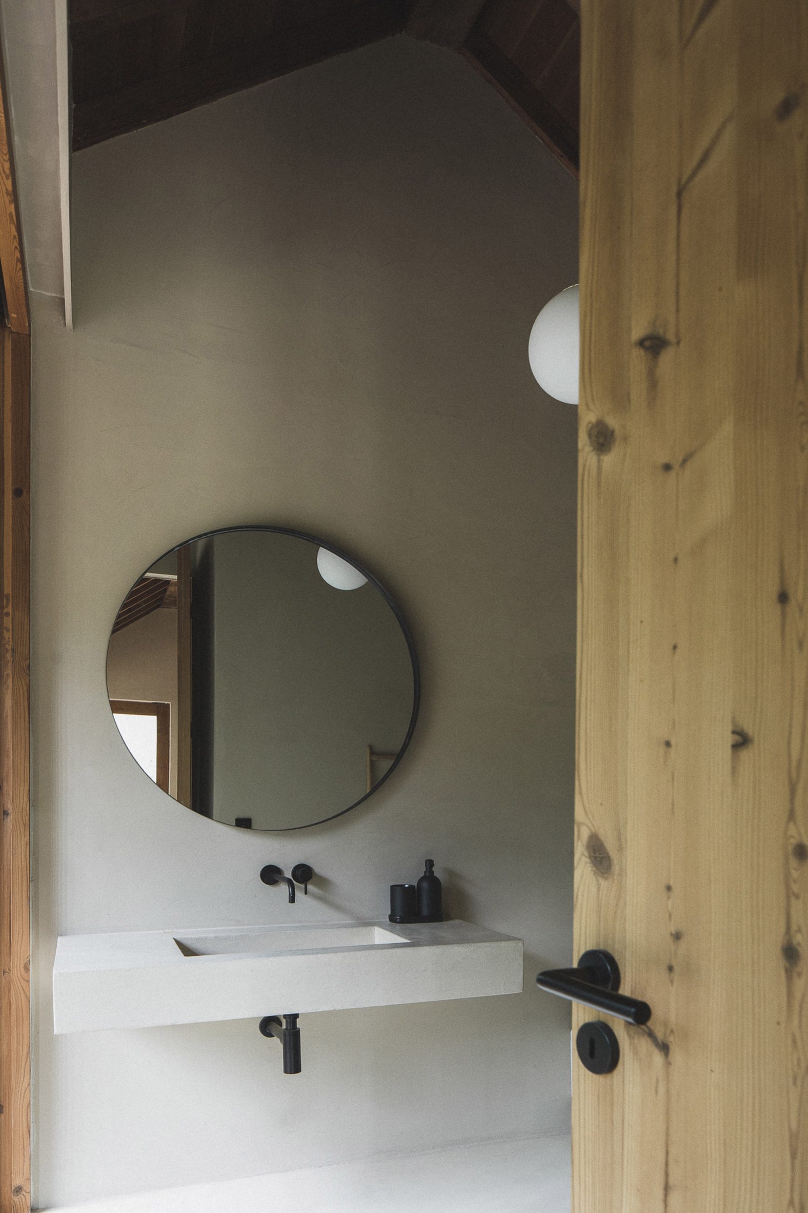salle de bain microciment