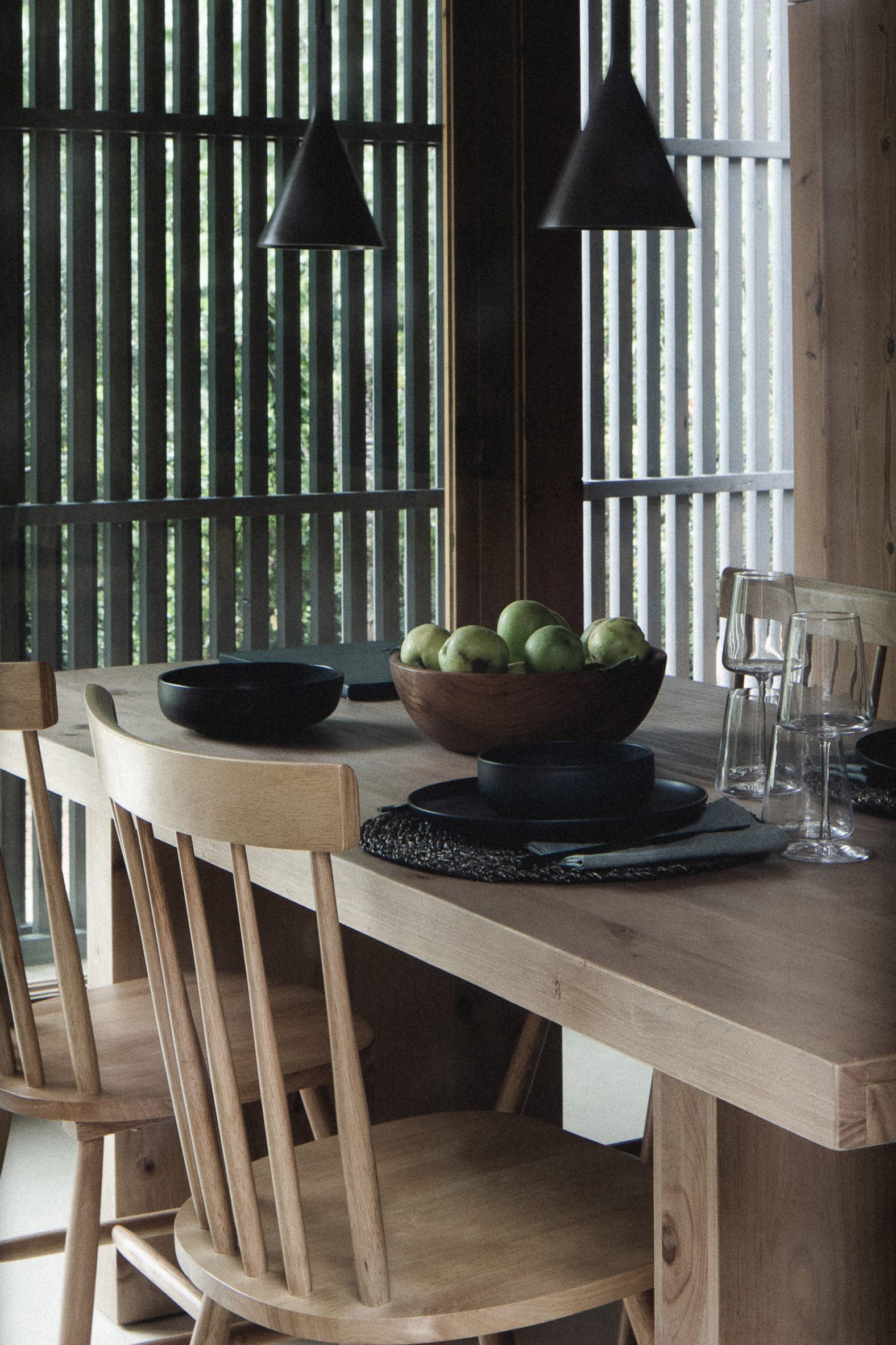 salle à manger maison contemporaine
