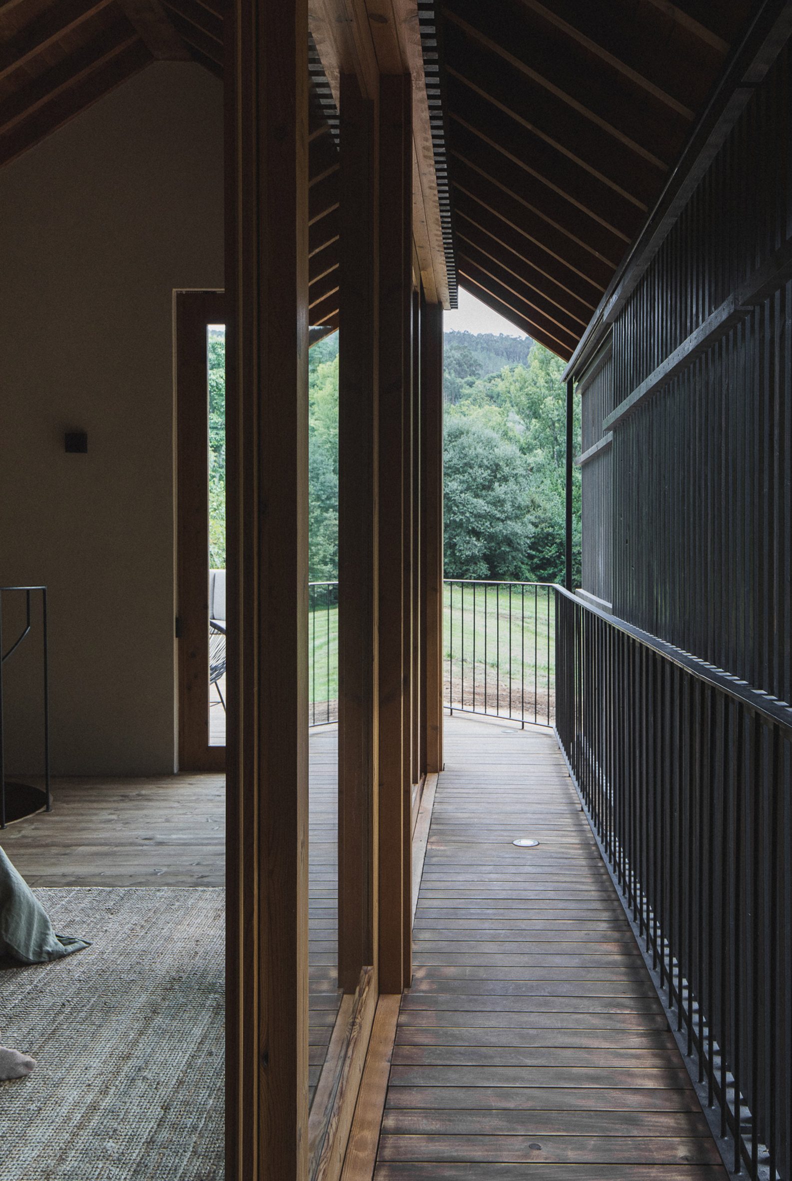 balcon maison contemporaine