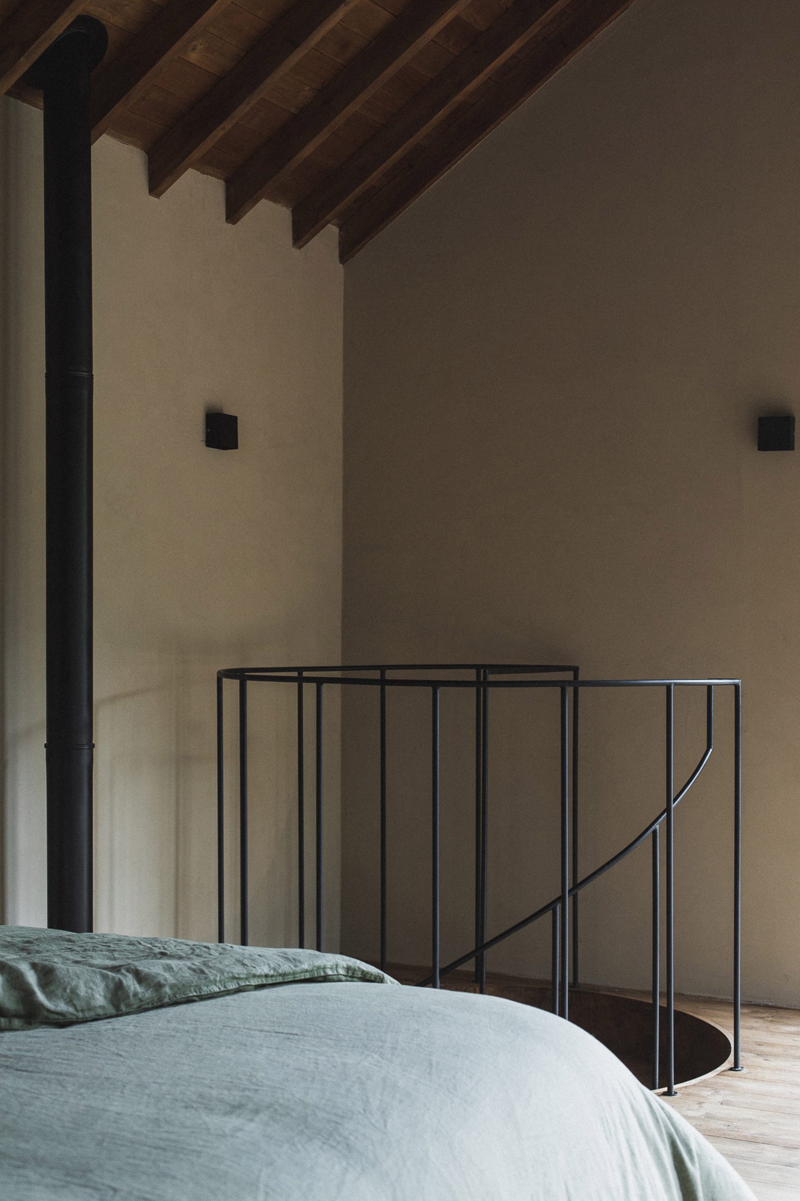 chambre mansardée maison contemporaine