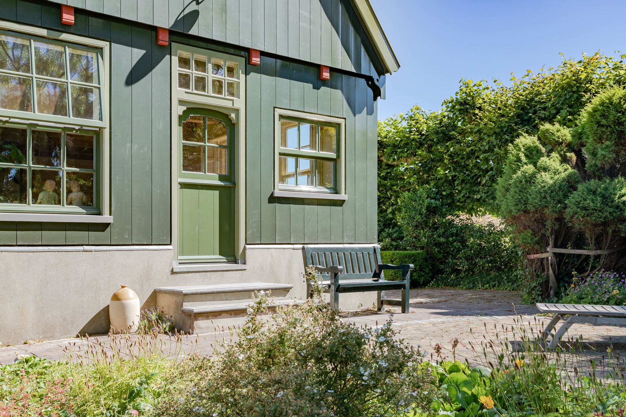 ferme rénovée façade bois vert ferme rénovée façade bois vert