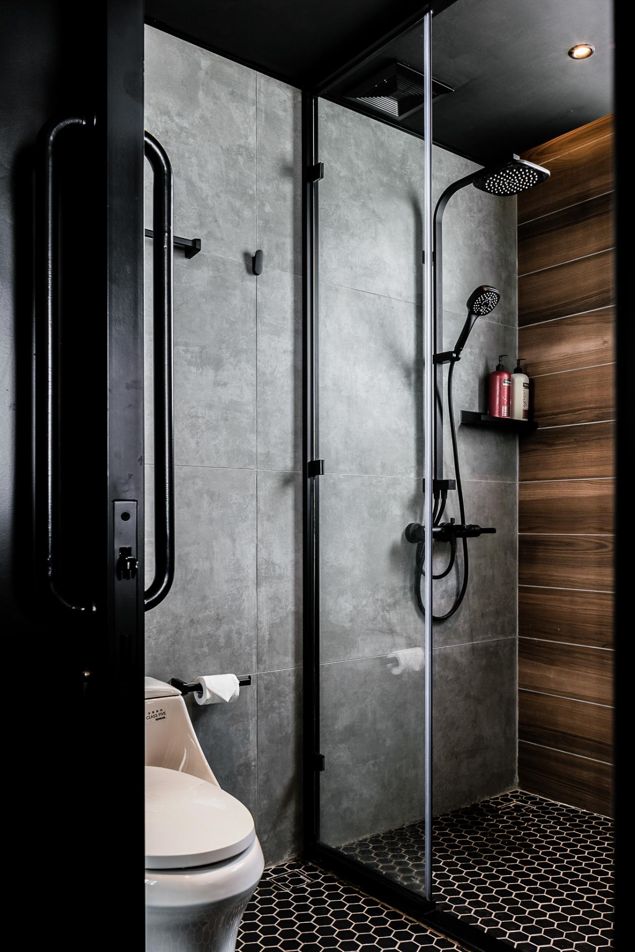 salle de bain décoration industrielle