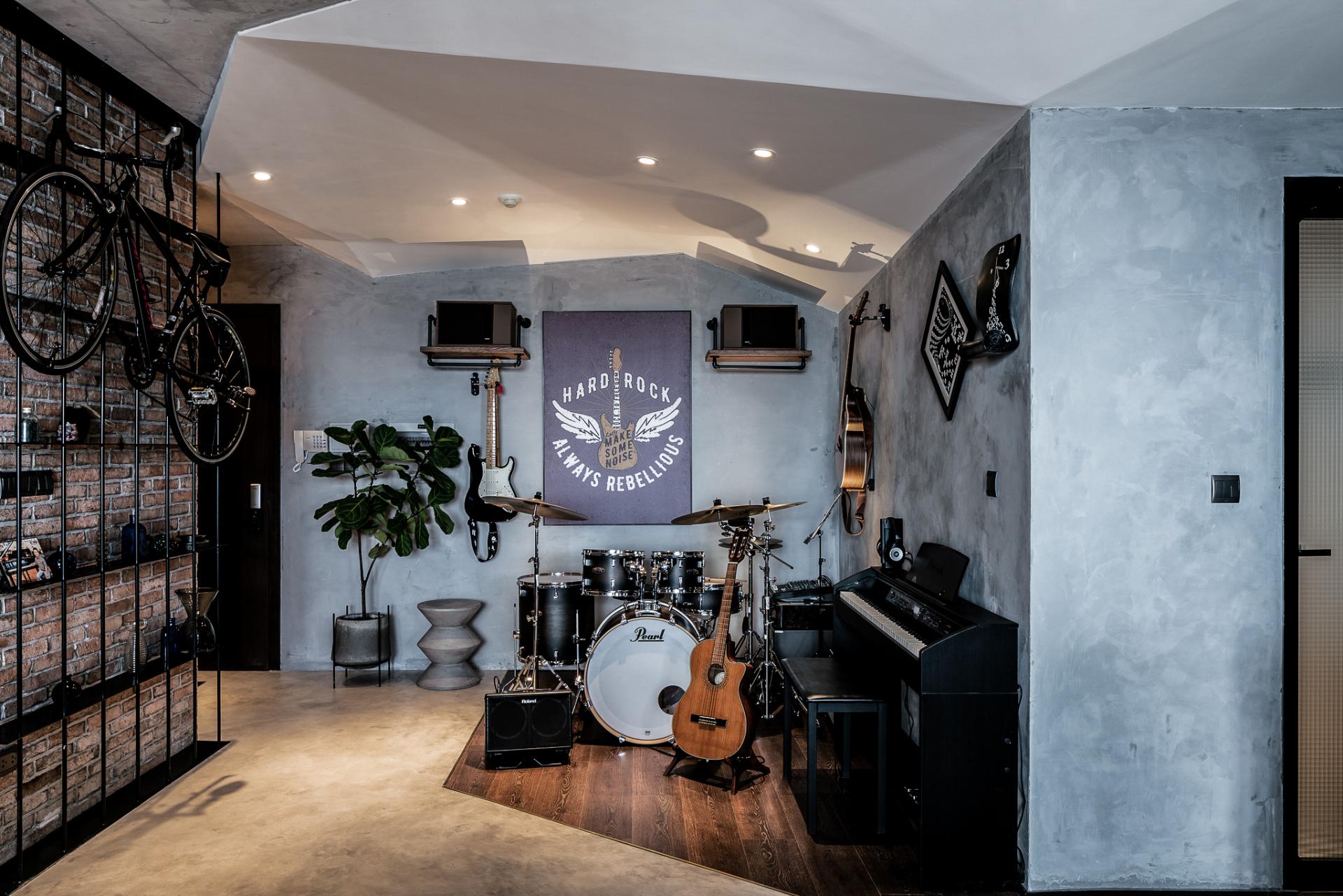 espace musique dans salon