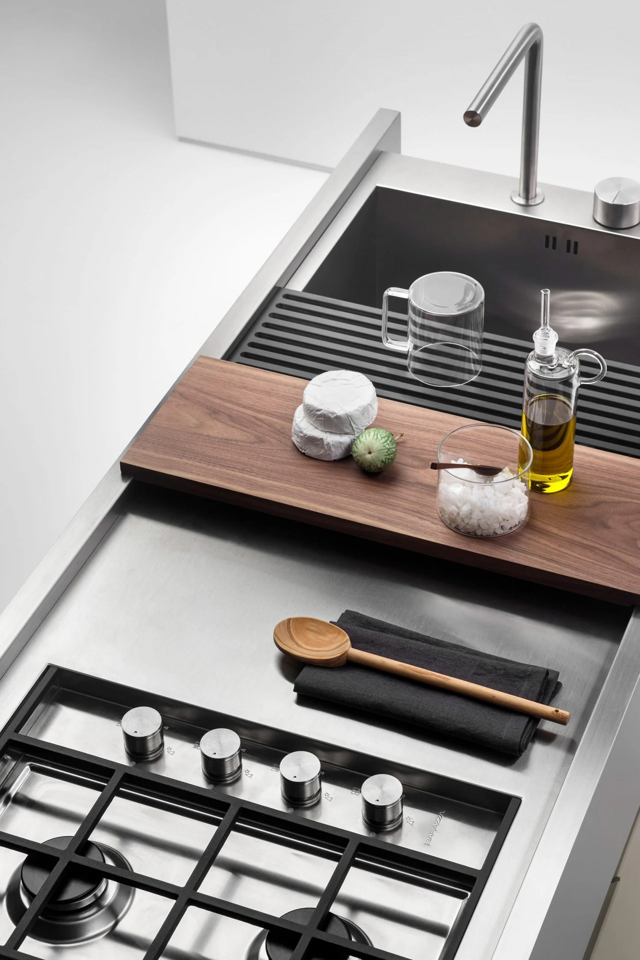 plan de travail inox cuisine