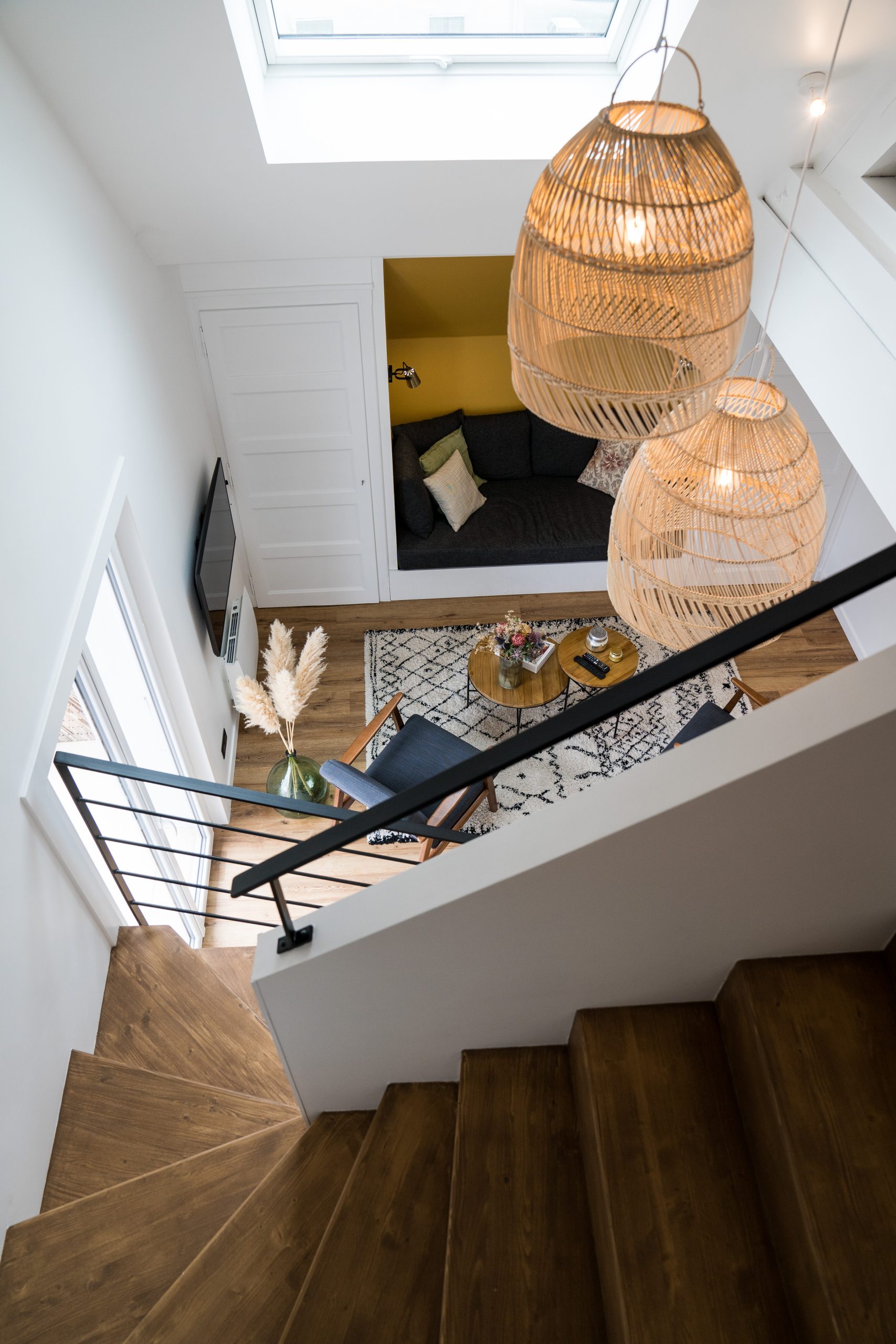 escalier loft de 100m2