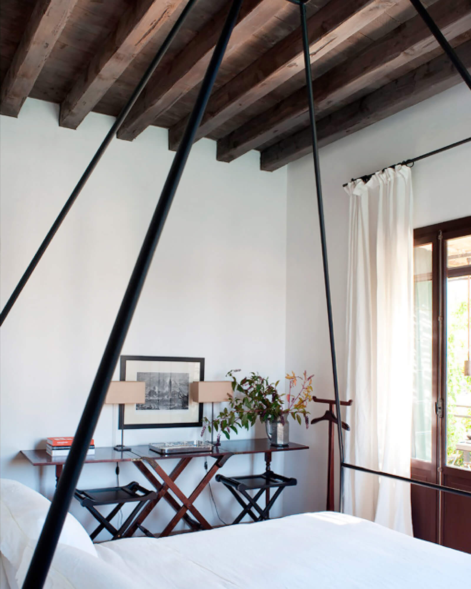 chambre avec poutres maison Venise chambre avec poutres maison Venise