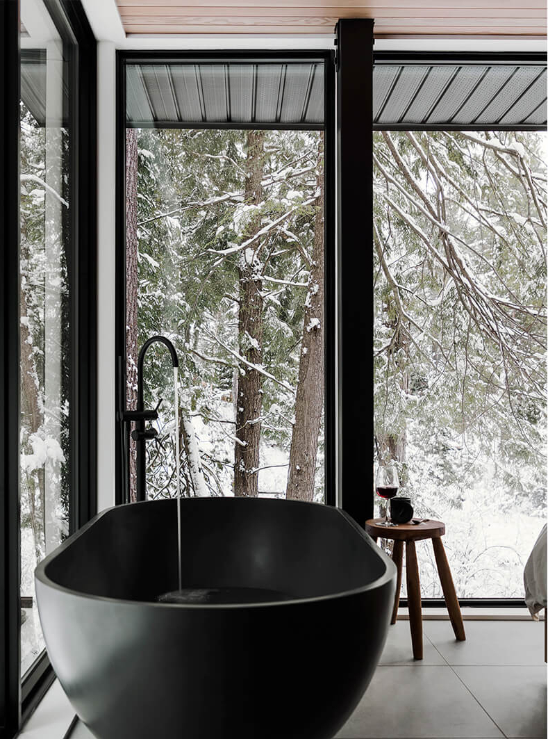 salle de bain design baignoire noire salle de bain design baignoire noire