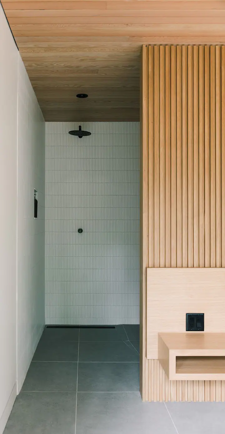 salle de bain bois et gris salle de bain bois et gris
