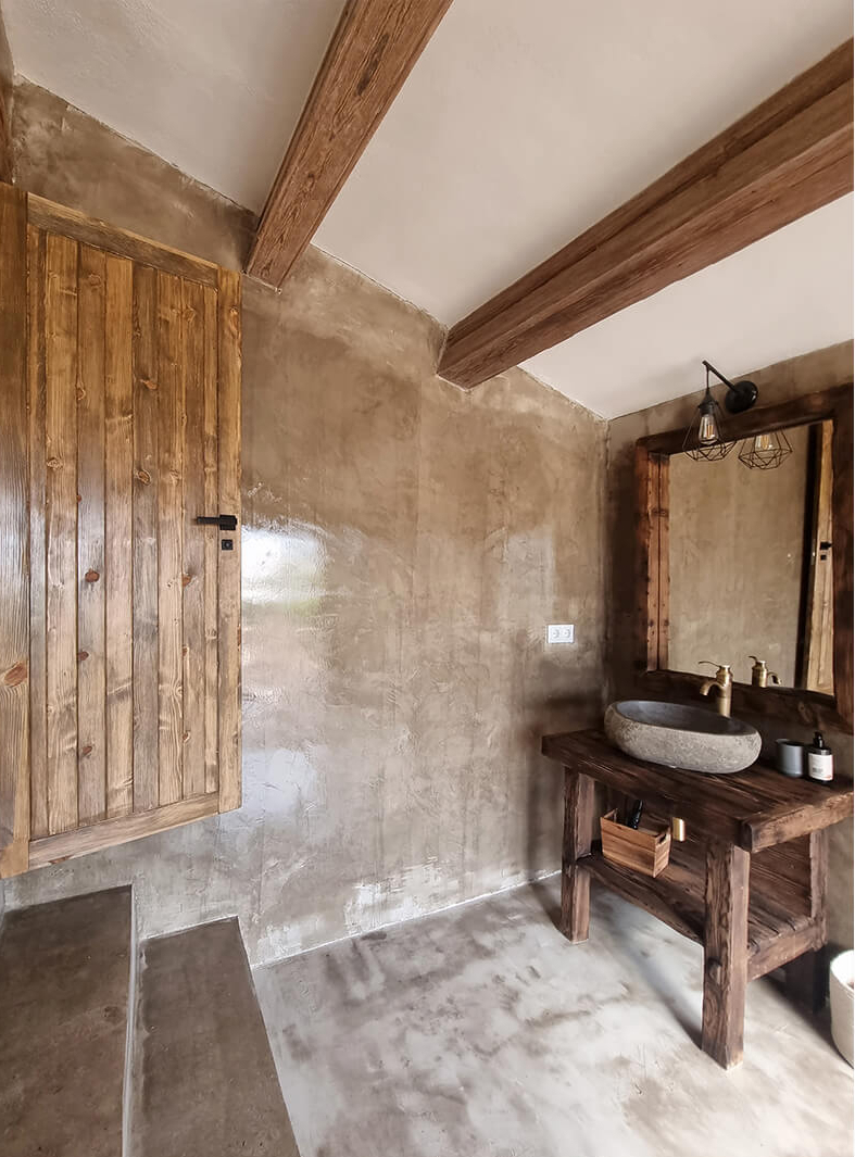 salle de bain rustique esprit wabi-sabi loft rural salle de bain rustique esprit wabi-sabi loft rural