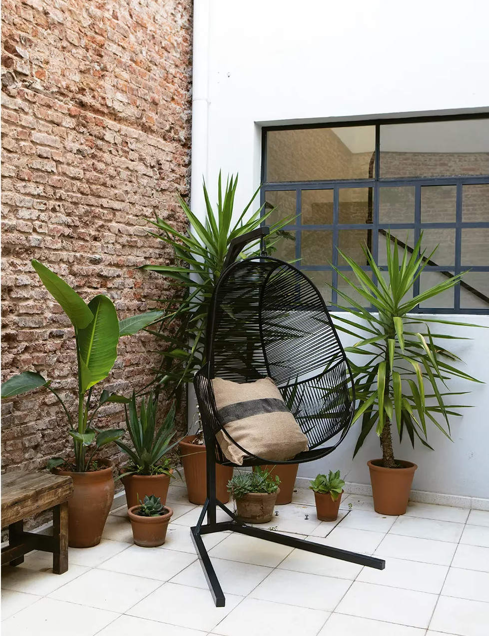 patio murs de briques appartement argentin patio murs de briques appartement argentin