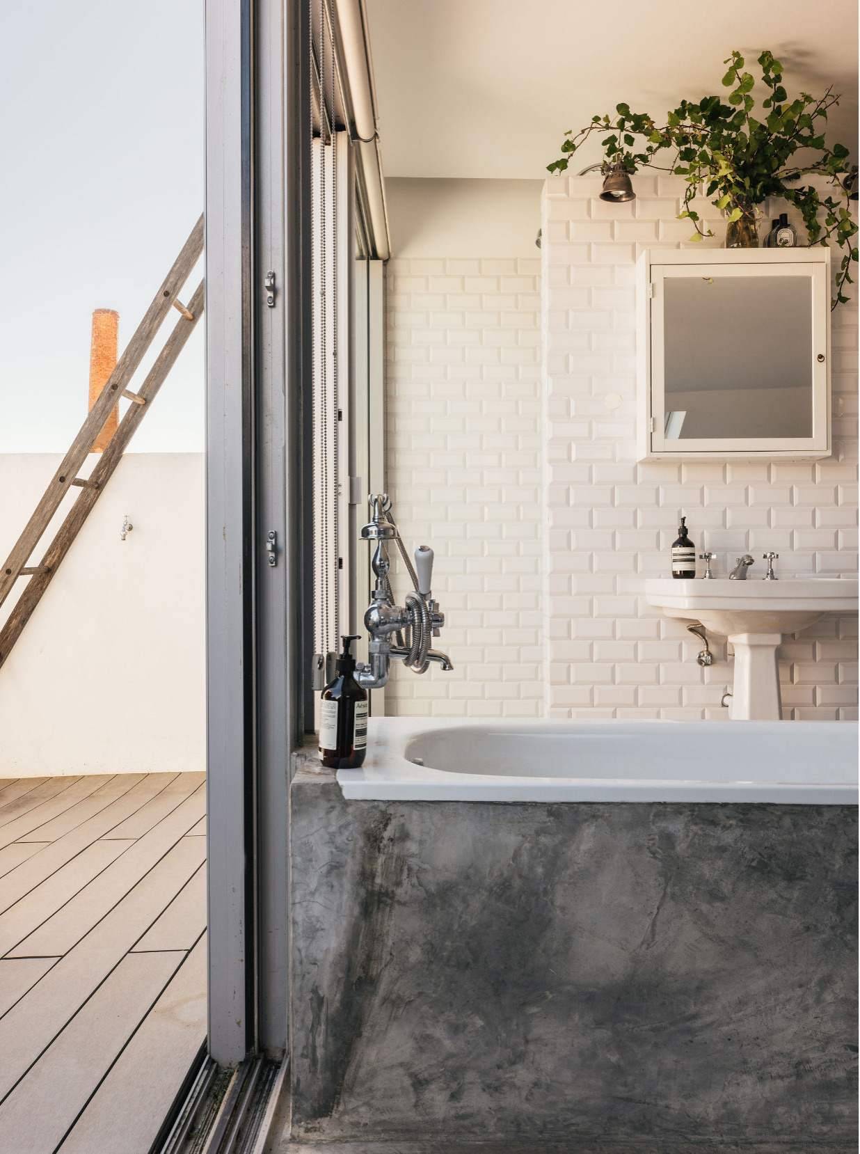 salle de bain béton avec terrasse salle de bain béton avec terrasse