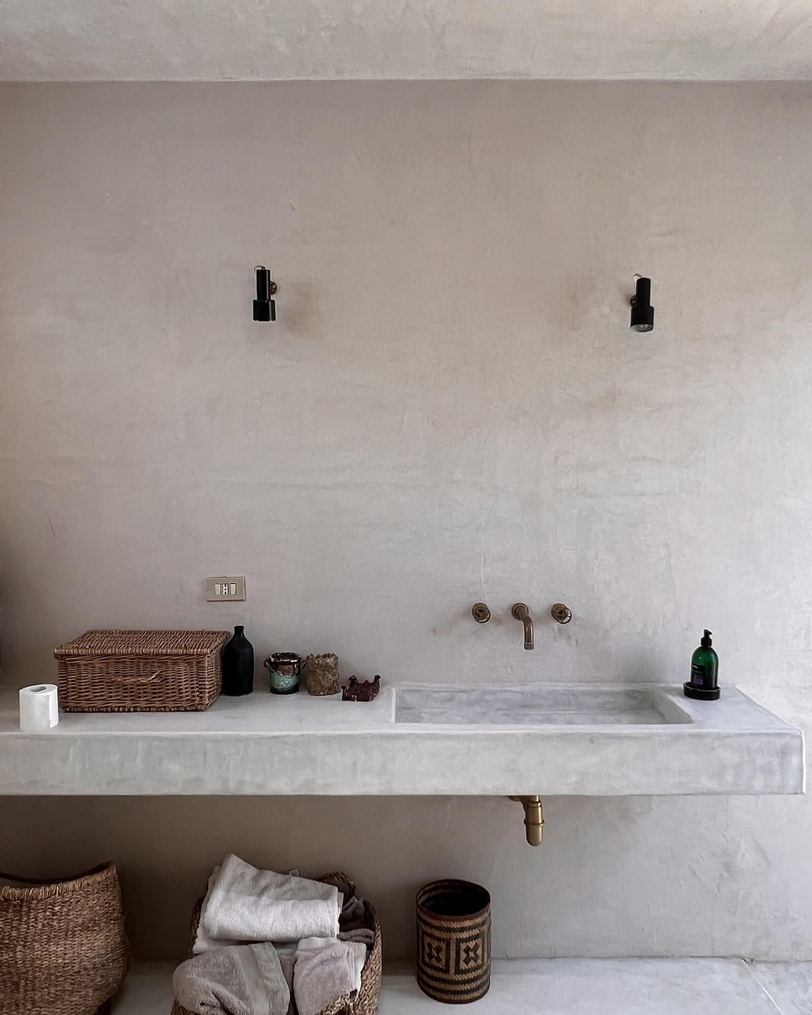 salle de bain murs enduits salle de bain murs enduits