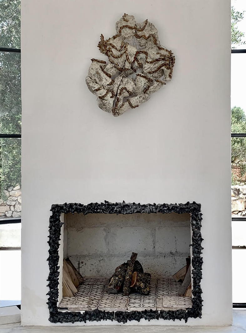 cheminée d cheminée d'artiste
