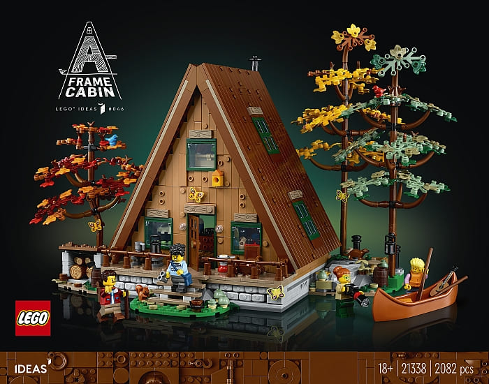 maison A-Frame LEGO A-Frame cabin LEGO maison A-Frame LEGO A-Frame cabin LEGO