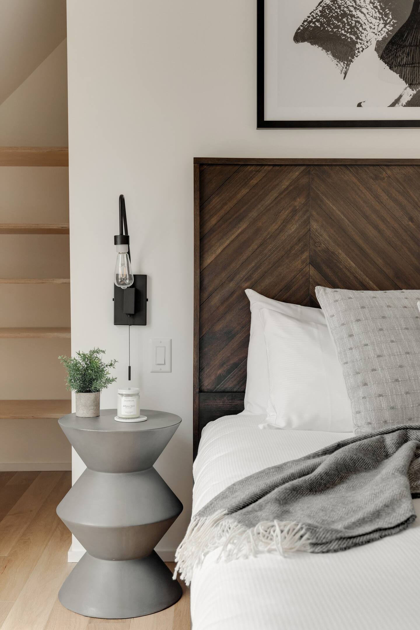 chambre design bois et blanc chambre design bois et blanc