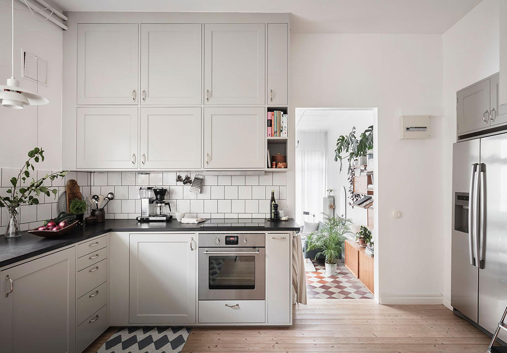 cuisine blanche avec parquet cuisine blanche avec parquet