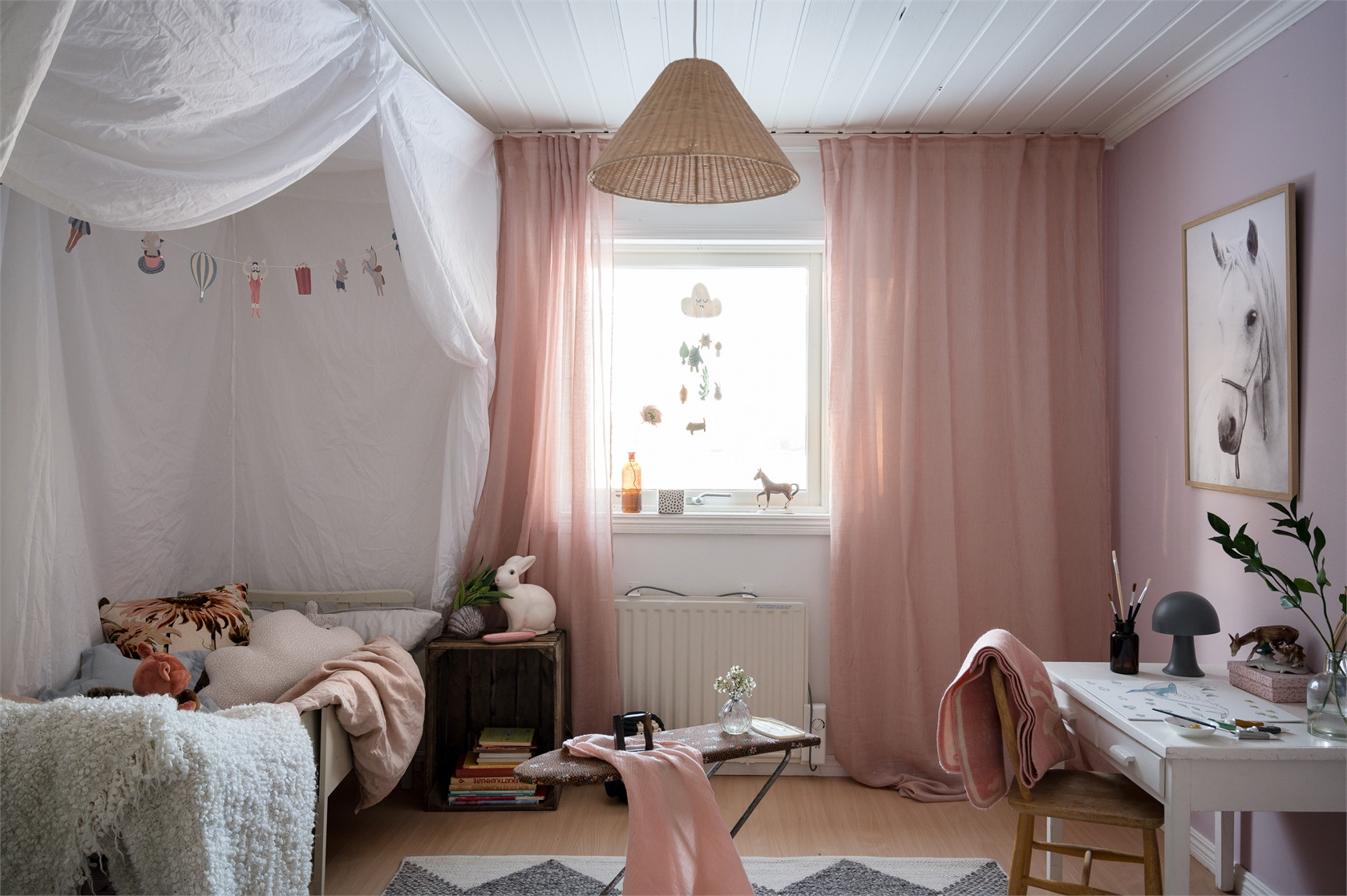 chambre enfant rose