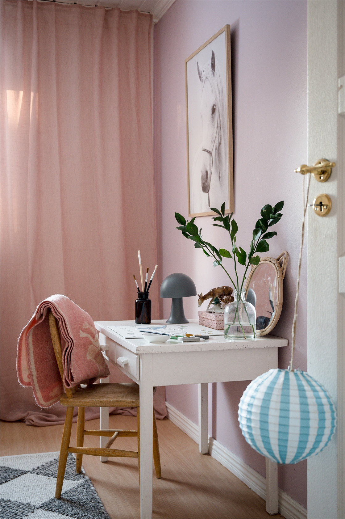 chambre enfant rose