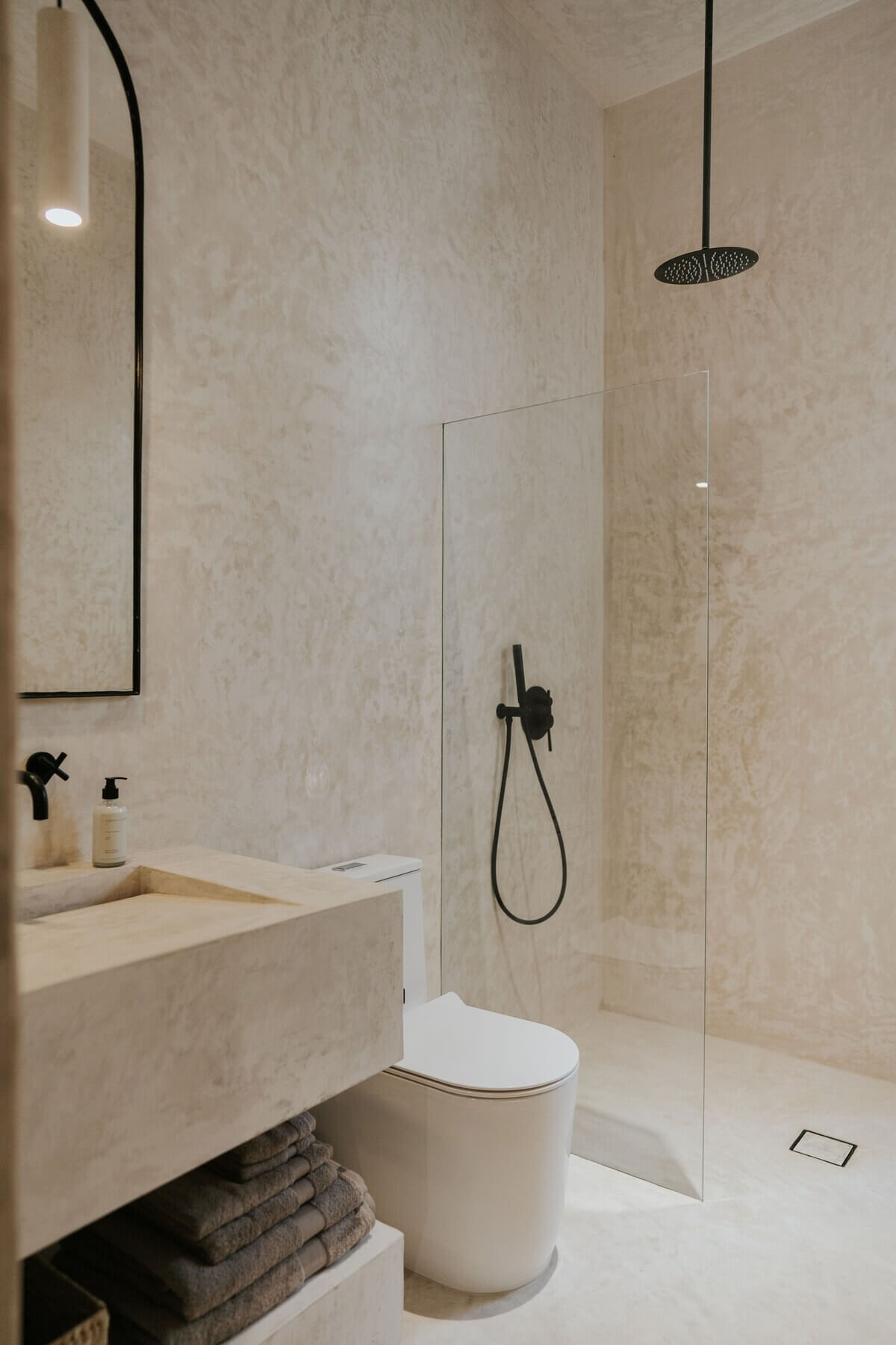 salle de bain murs enduits salle de bain murs enduits