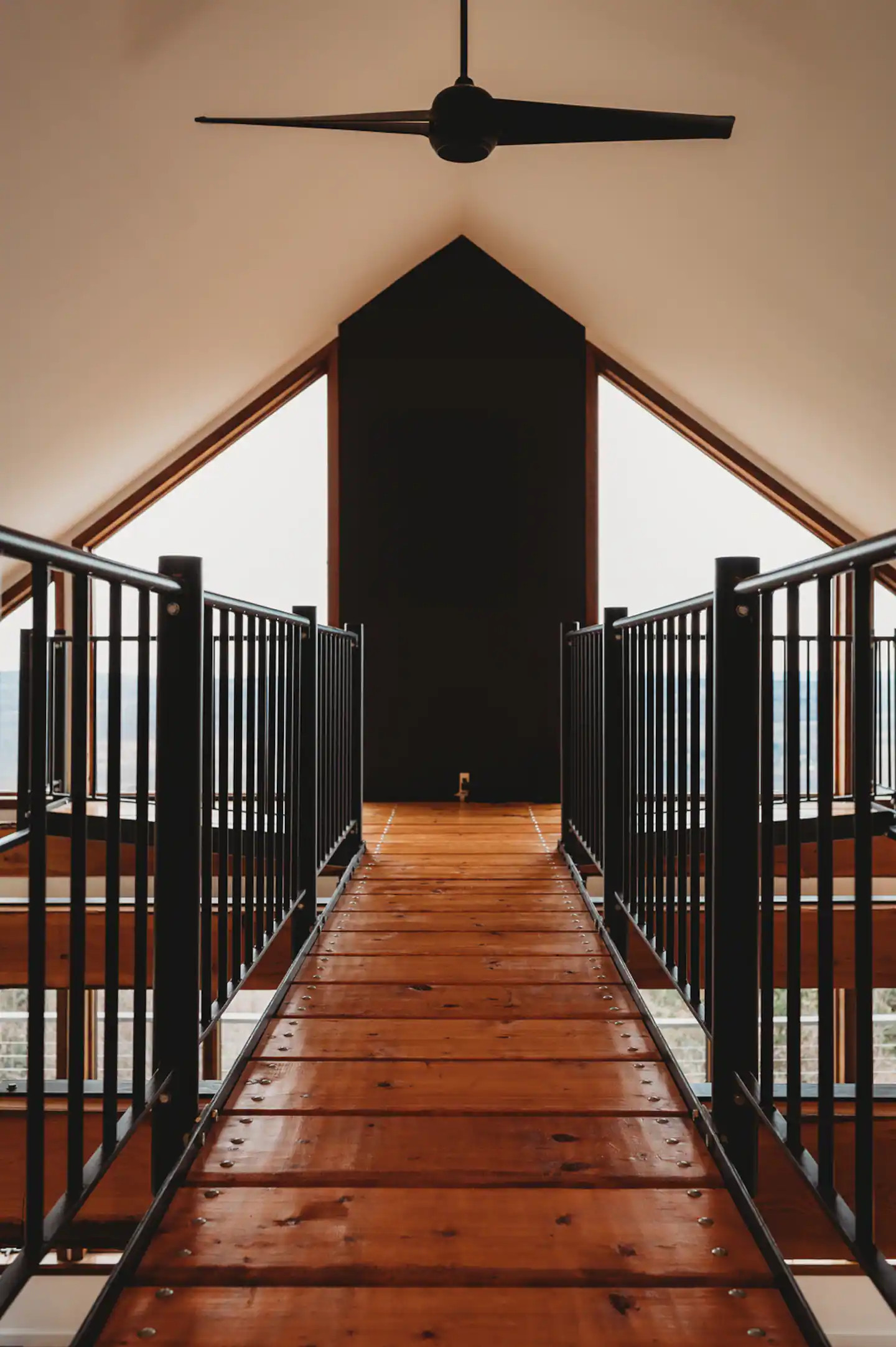 passerelle sur mezzanine