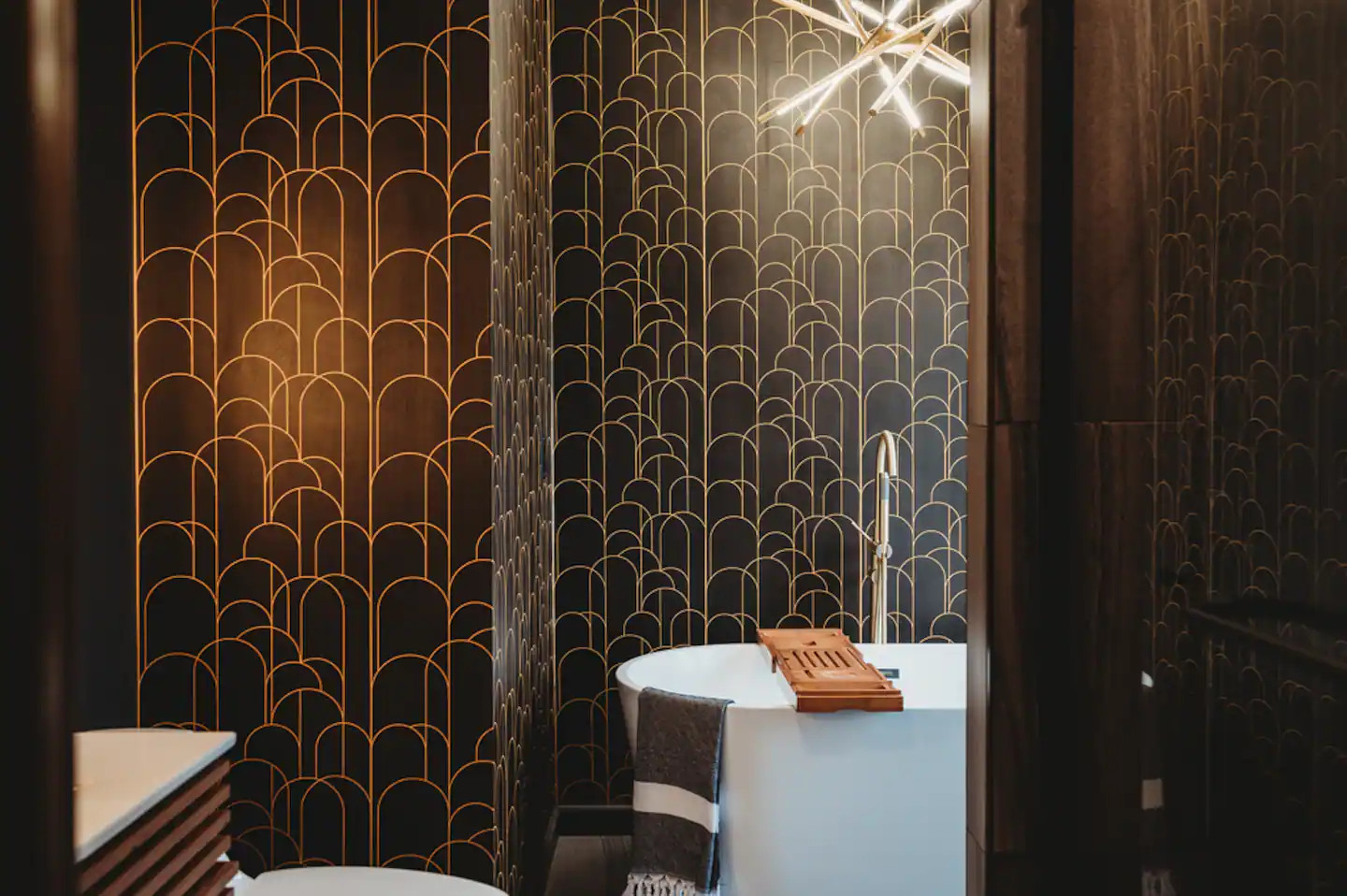 salle de bain style art déco