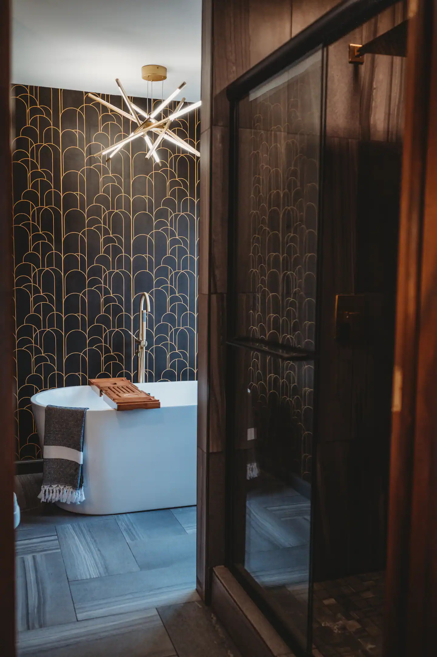 salle de bain style art déco