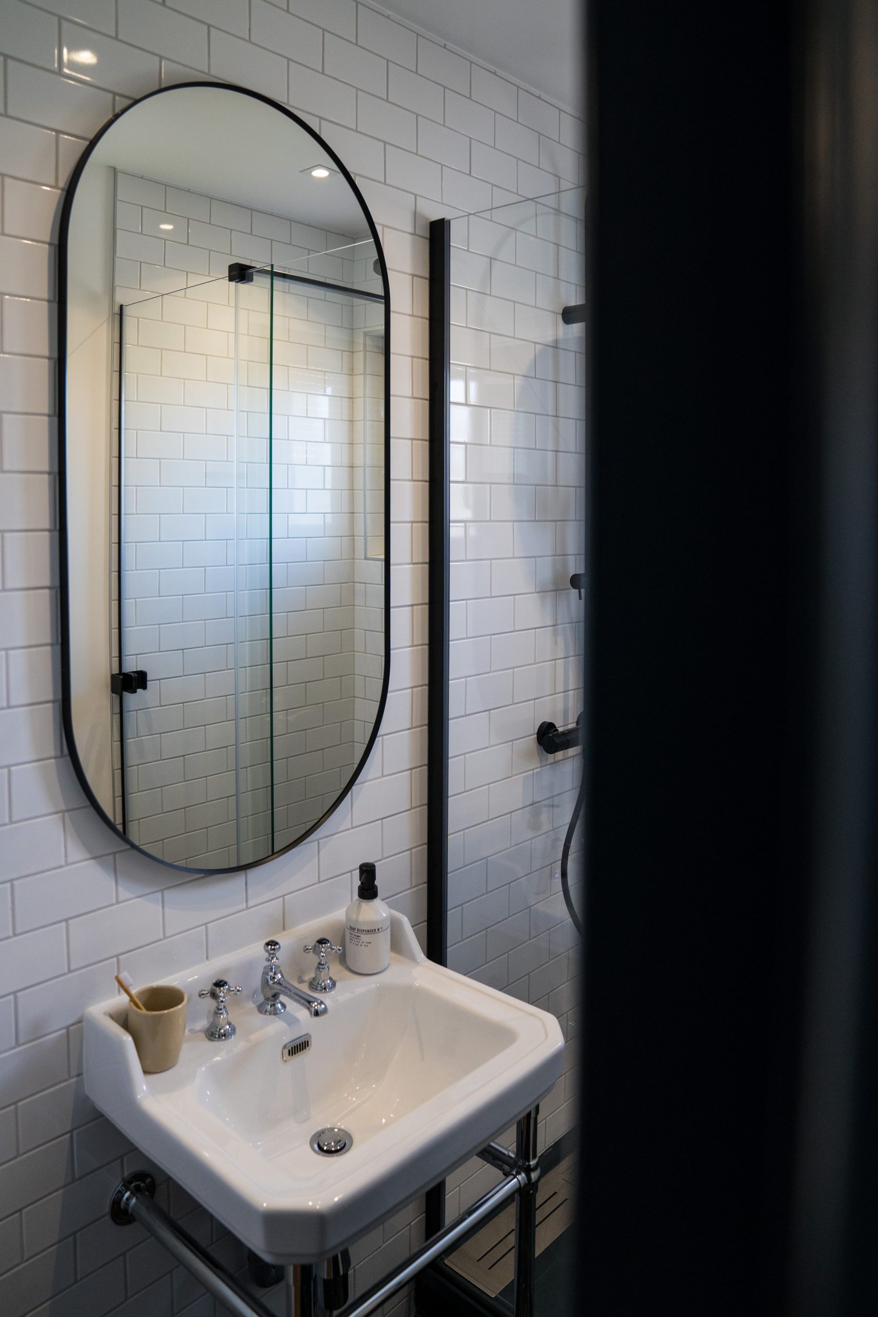 salle de bain rétro loft de 100m2