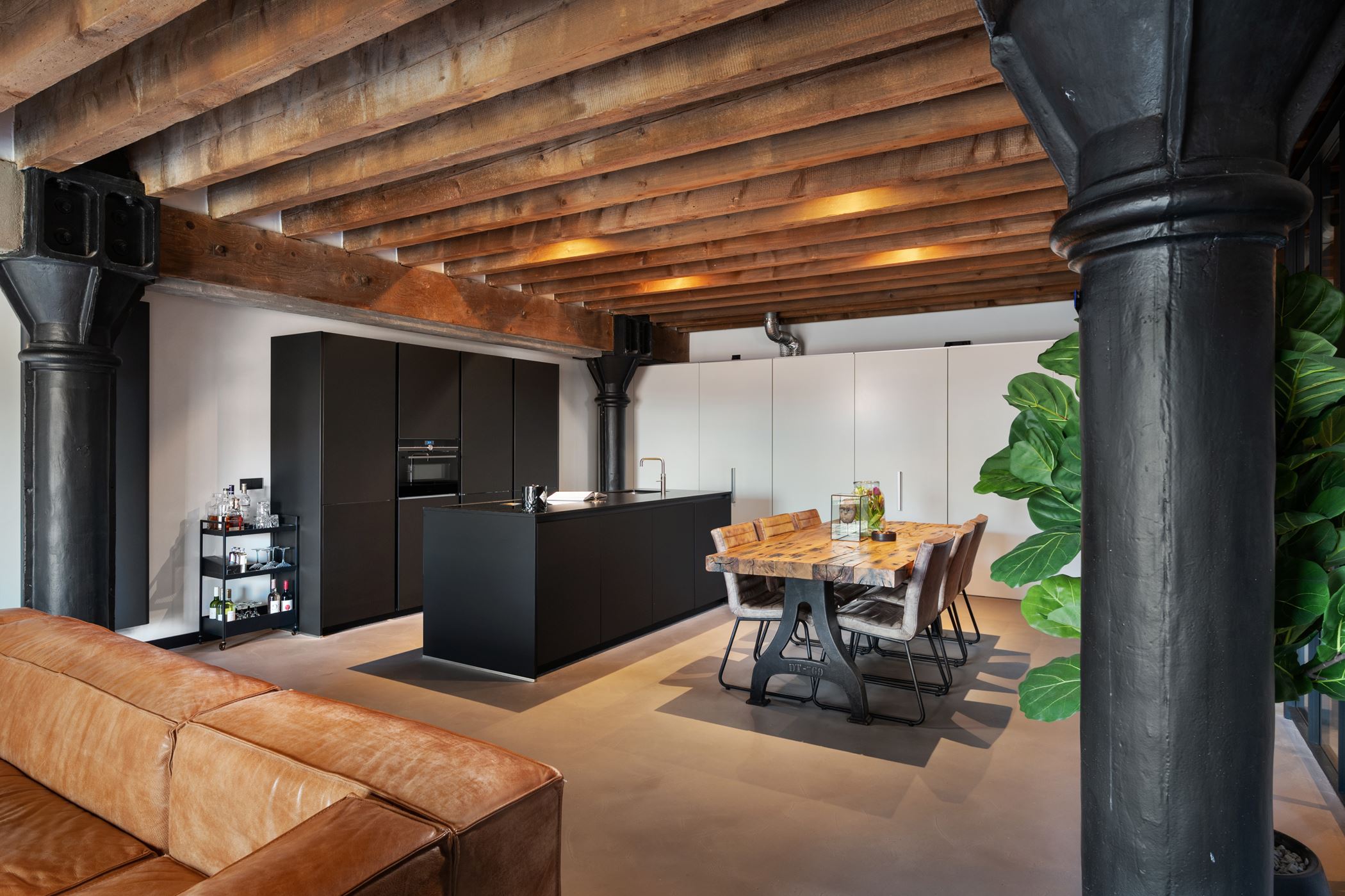 salon loft et cuisine ouverte salon loft et cuisine ouverte