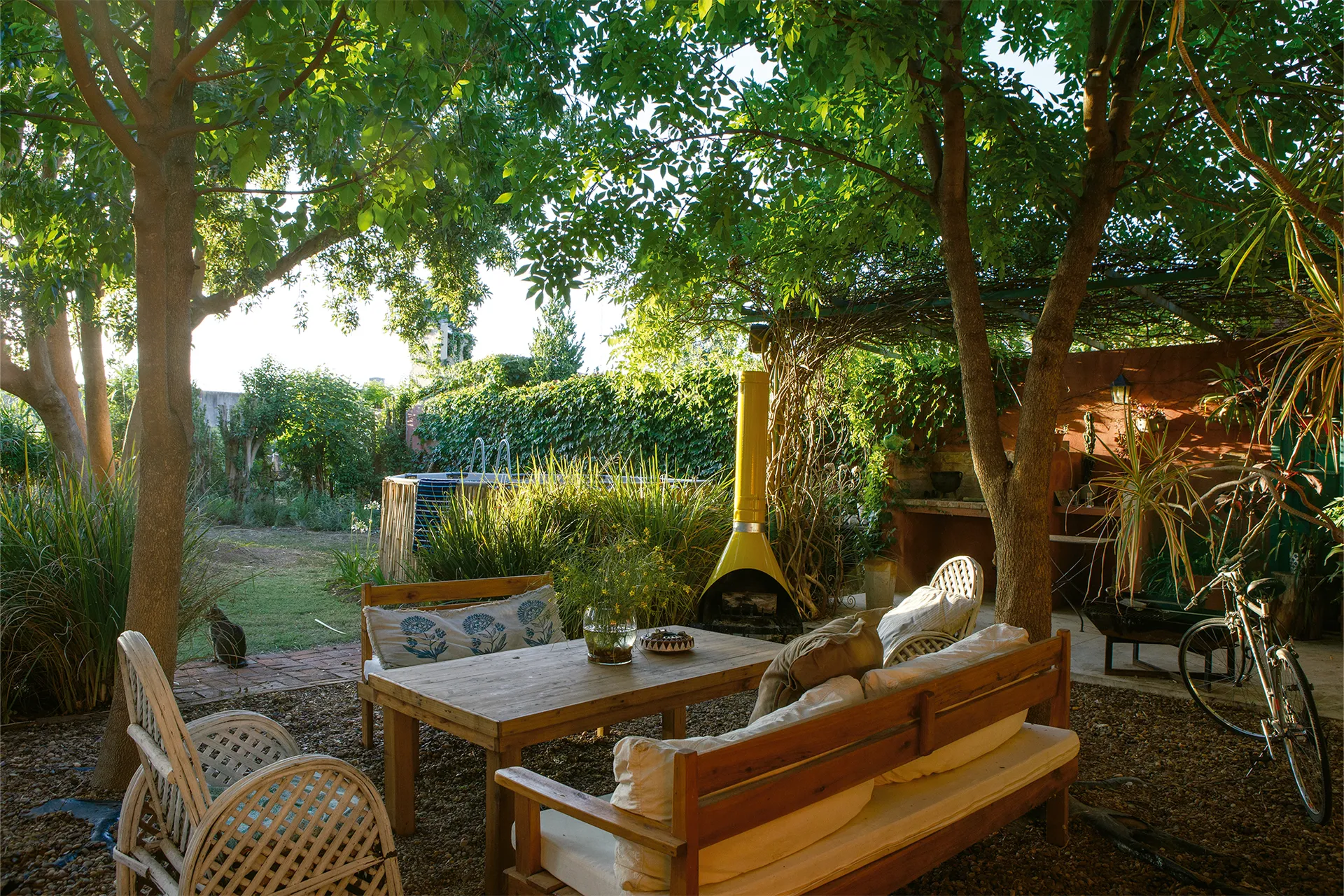 jardin avec grands arbres jardin avec grands arbres