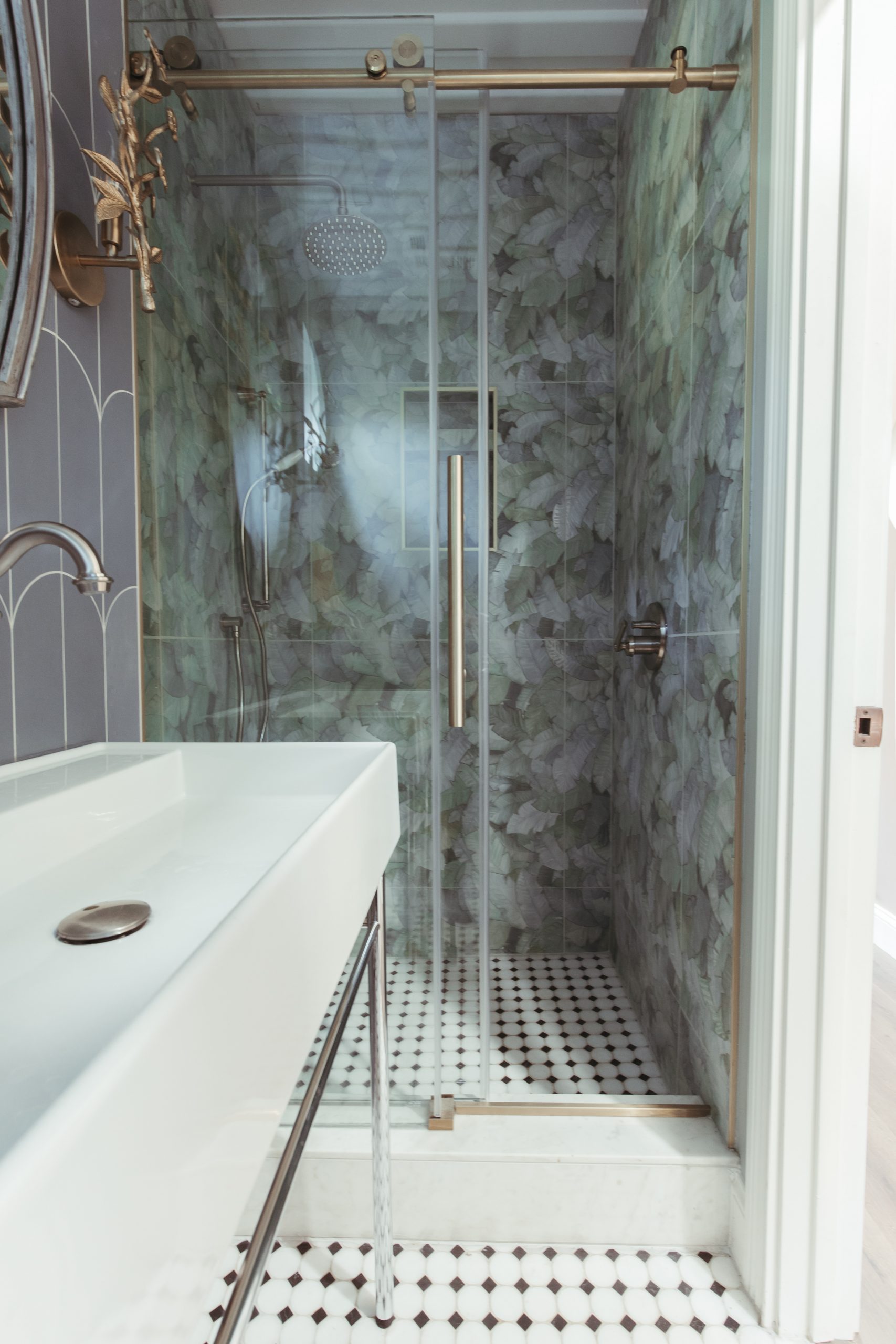 salle de bain carrelage à fleurs salle de bain carrelage à fleurs