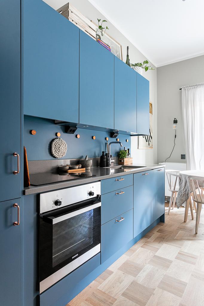 cuisine design bleue cuisine design bleue