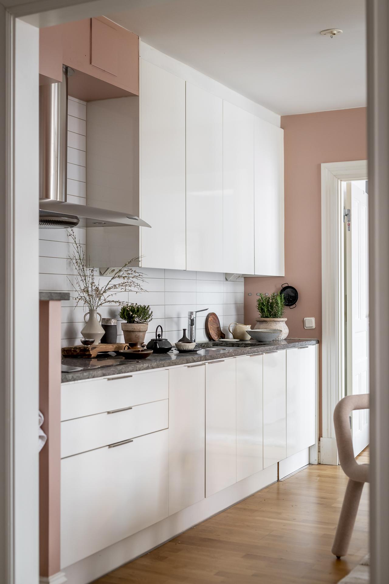 cuisine design mur rose cuisine design mur rose