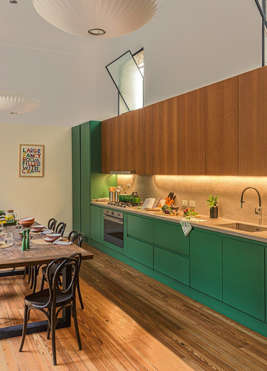 cuisine vert et bois décoration moderne cuisine vert et bois décoration moderne